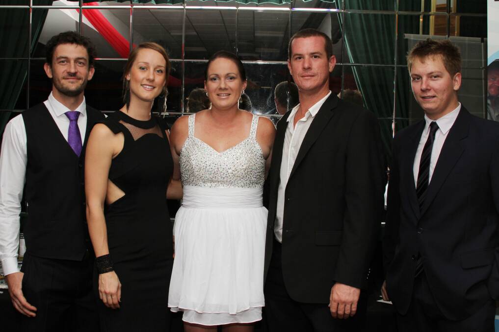 RIVIERA: Jeff and Liz Constable with Bonnie and Ben MacRae and Beau Thomas. 