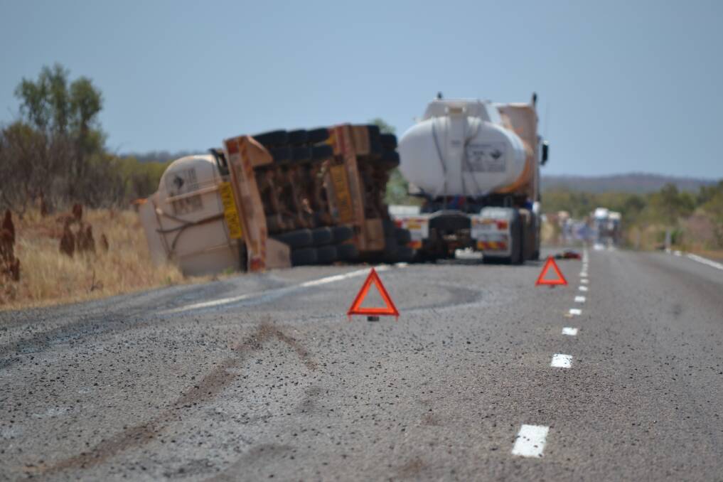 Sulphuric acid spill on Barkly Highway