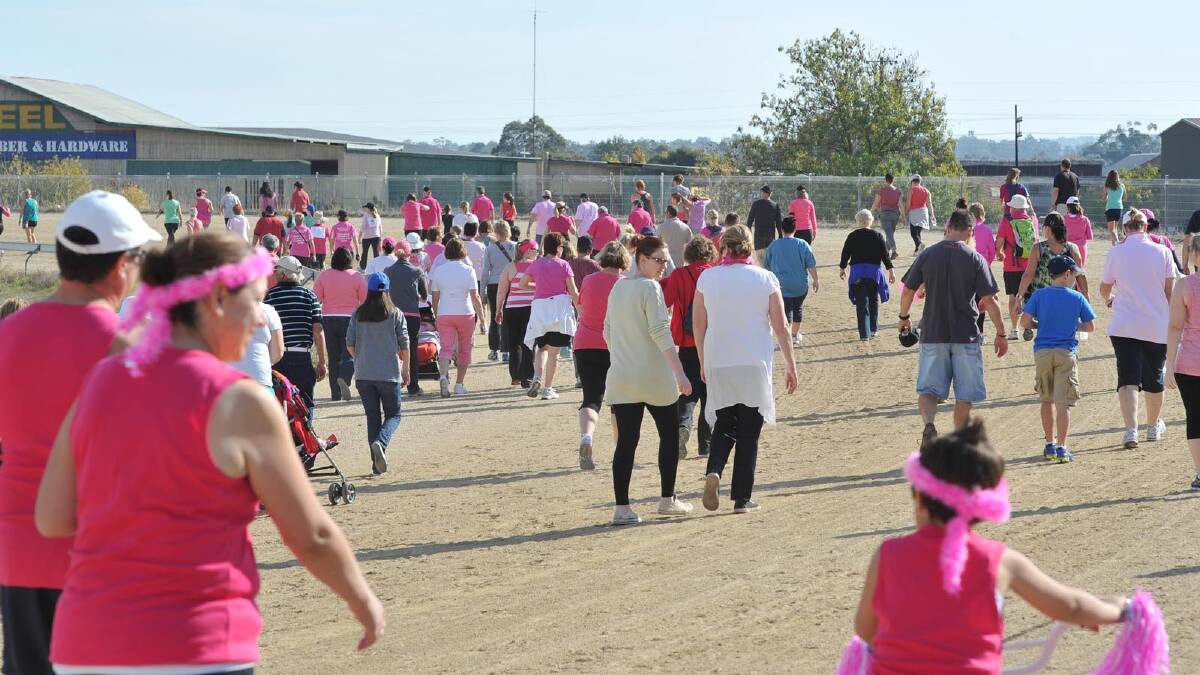Mother's Day Walk at Wagga Showground ... Picture: Michael Frogley