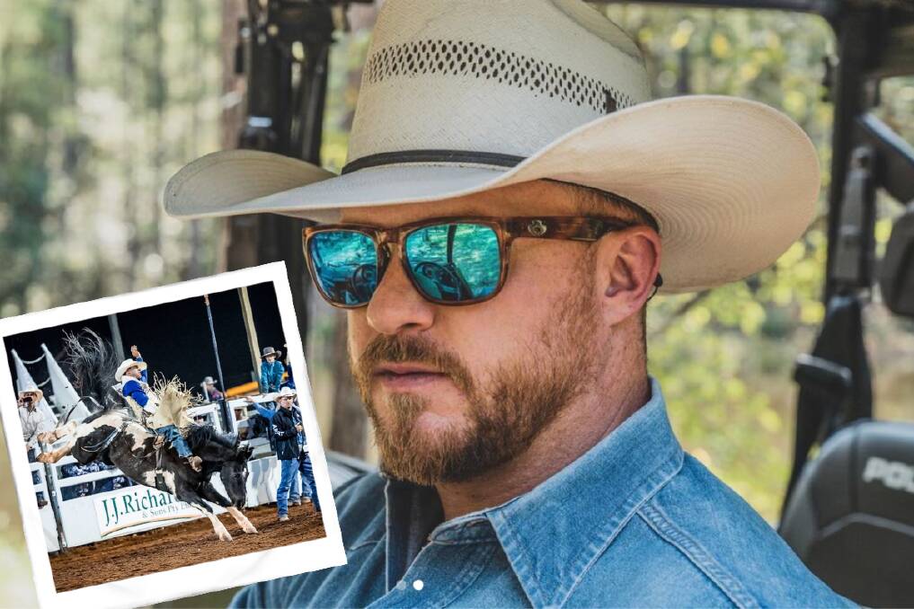 Mount Isa Rodeo Festival has issued an invite to US country music star Cody Johnson. Pictures (left) by Stephen Mowbray Photography and (right) Cody Johnson Instagram. 