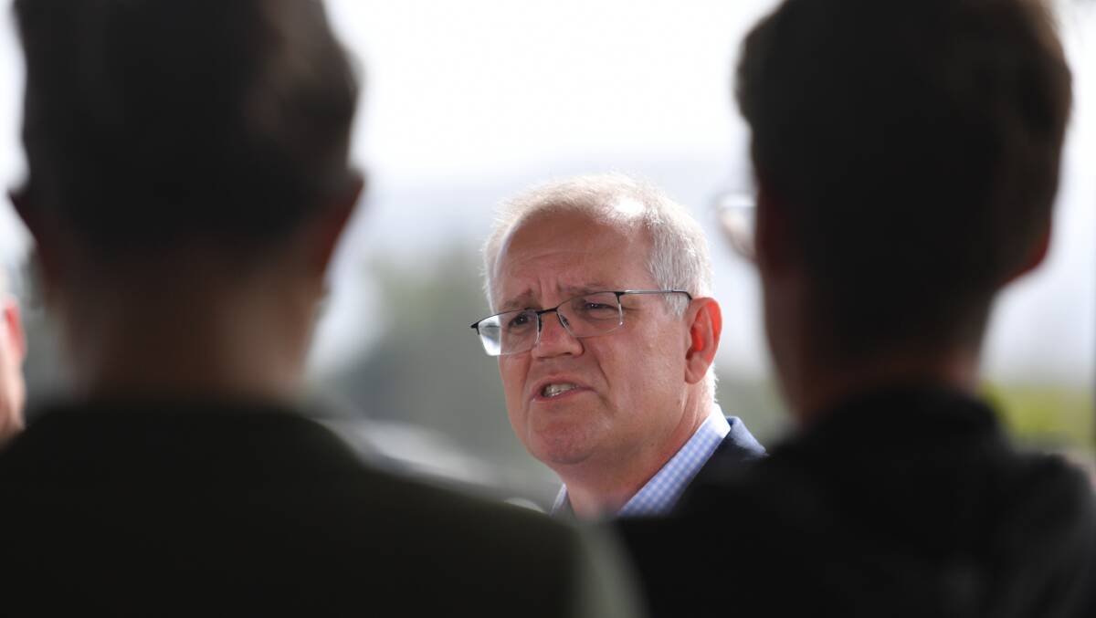 Scott Morrison is attempting to head off further climate wars in the Coalition. Picture: AAP