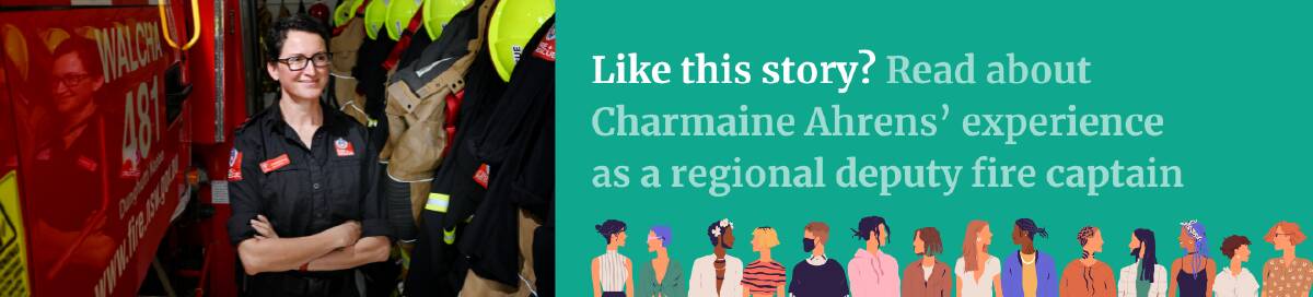 Click the image to read about how regional deputy fire captain Charmaine Ahrens is a trailblazer in her own right.