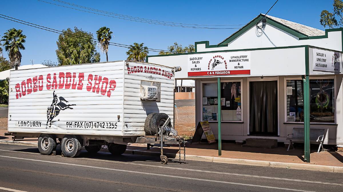The Rodeo Saddle shop and mobile store has a vibrant history amongst the north. Photo: Stephen Mowbray Photography. 