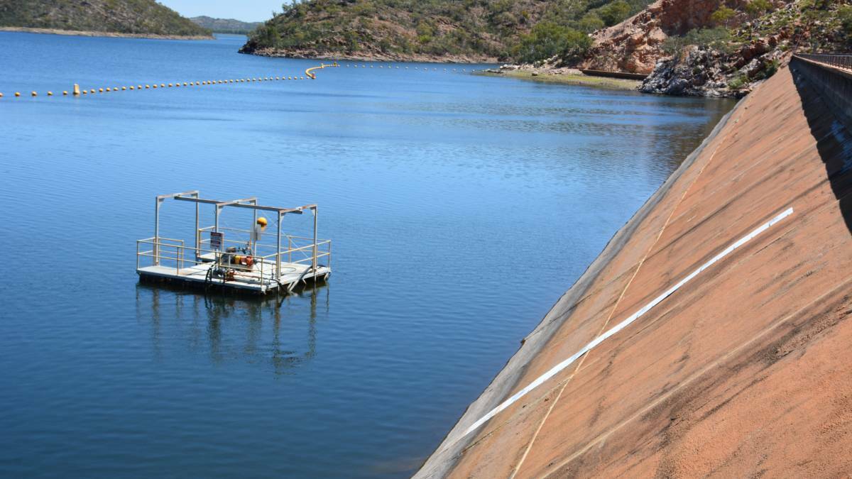 Water levels at Mount Isa's primary water source, Lake Moondarra, have continued to drop. File picture.