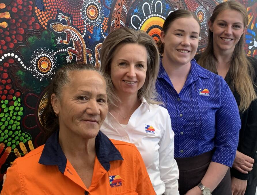 Valerie Tutaki, Svitlana Cernoia, Holly Honey, and Siobhan Slattery will form one of the Council teams participating in the 2022 Rural Management Challenge. Picture supplied.