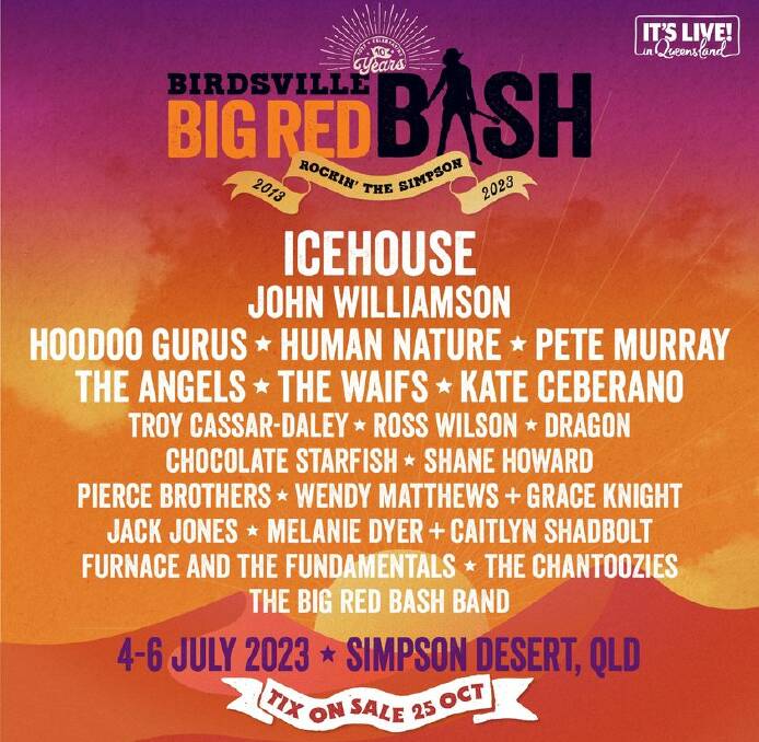 Birdsville's Big Red Bash announce stacked lineup for tenth