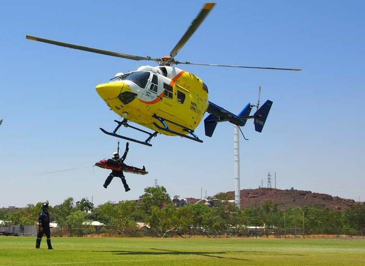 Funding was awarded to upgrade RACQ's Mount Isa LifeFlight helicopter rescue services. File picture.