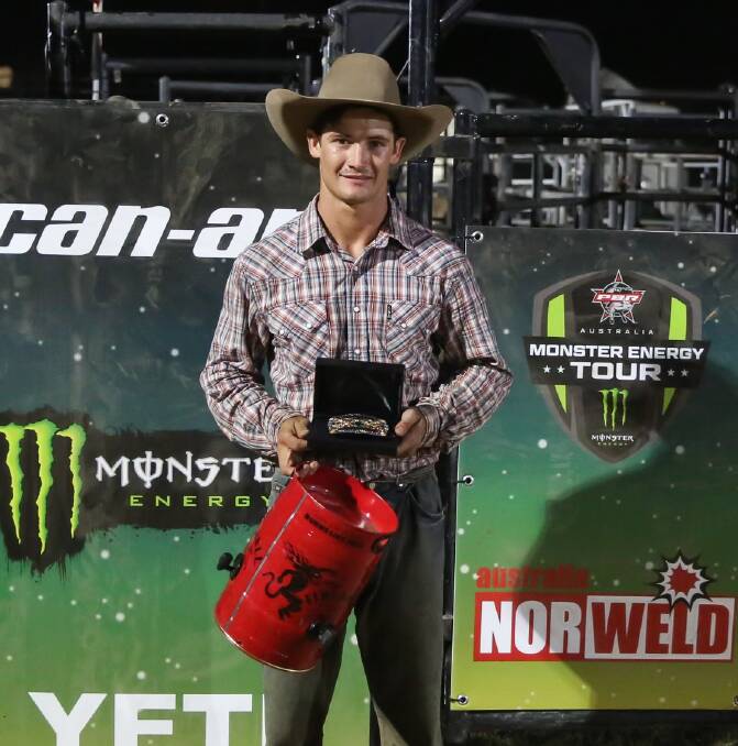 Mount Isa's Donovan Rutherford claimed his first PBR win in early April, almost four years since his last appearance in the competition. Picture supplied.