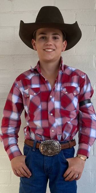 Jack Jones competed in the Junior World Rodeo Finals in the US. 