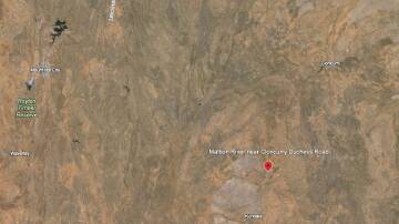 A woman has died on Thursday, February 15, after her vehicle became submerged in flood waters at Duchess, southeast of Mount Isa. Picture Google Earth