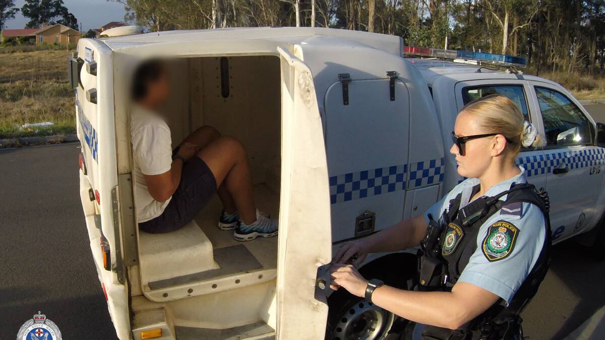 NSW Police arrested the teenager early on October 17. Picture by NSW Police Force