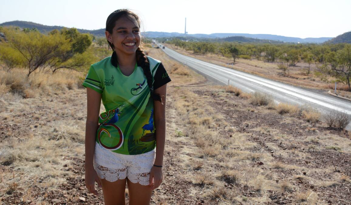 BROAD HORIZONS: Mount Isa schoolgirl Alina Dempsey, 13, has been accepted into a boot camp to develop her K-Pop dancing. The Mount Isa School of Dance student has developed this style by imitating Youtube. Photo: Chris Burns. 