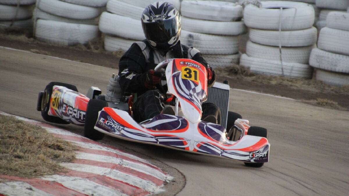 FAST PACE: Mark Bond claims the win in the TAG 125 Class. 