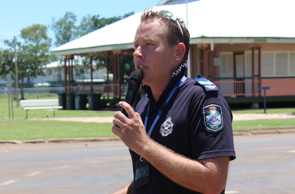 Dan Baker while Officer-in-Charge of Camooweal Police Station. 