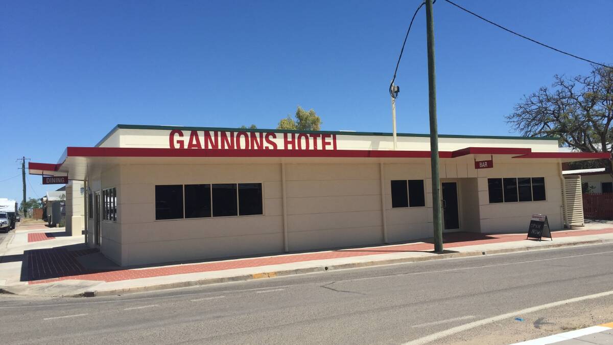 RESTORED: The new Gannons Hotel. Photo: McKinlay Shire Council. 