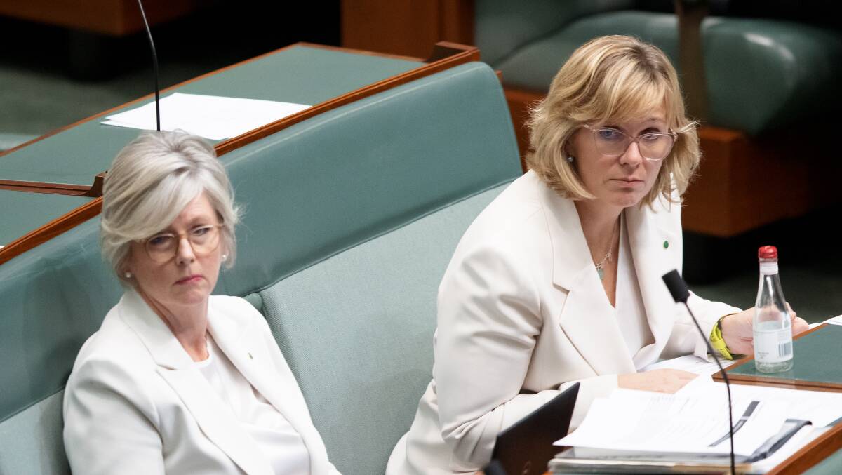 Independent MPs Helen Haines and Zali Steggall. Picture: Sitthixay Ditthavong