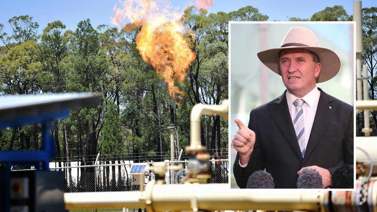 New England MP Barnaby Joyce thinks farmers should be paid more to host gas wells. Photo: File