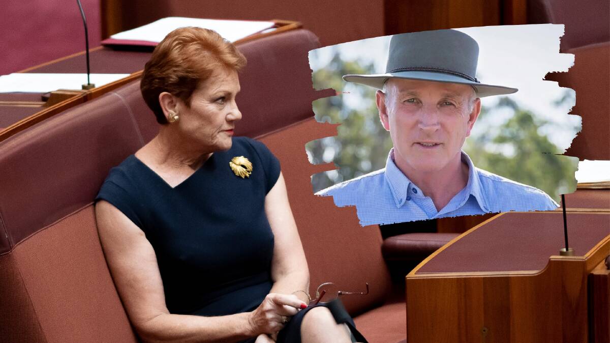 SHOTS FIRED: Jim Savage said Pauline Hanson's One Nation had betrayed its members' values.