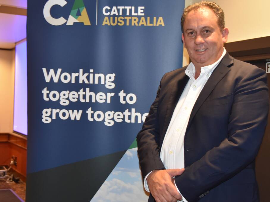 Garry Edwards is now heading up the peak grassfed cattle producer body Cattle Australia. Picture Shan Goodwin.