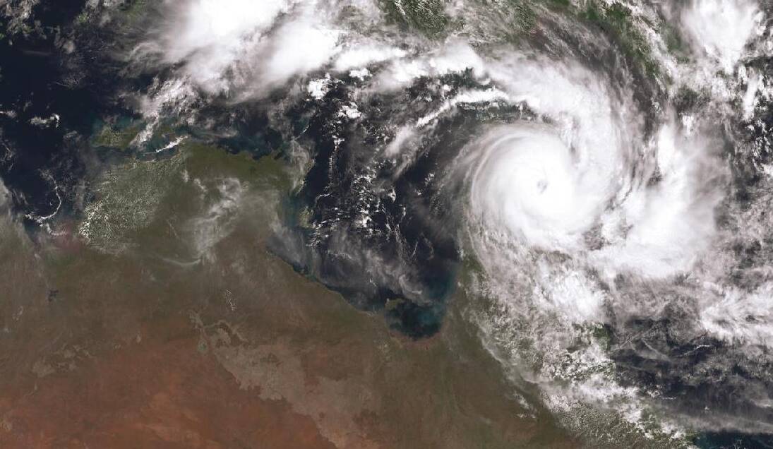 Warnings are starting to be issued about the likely impact of Tropical Cyclone Trevor on the Northern Territory in the coming days. Picture: Bureau of Meteorology.