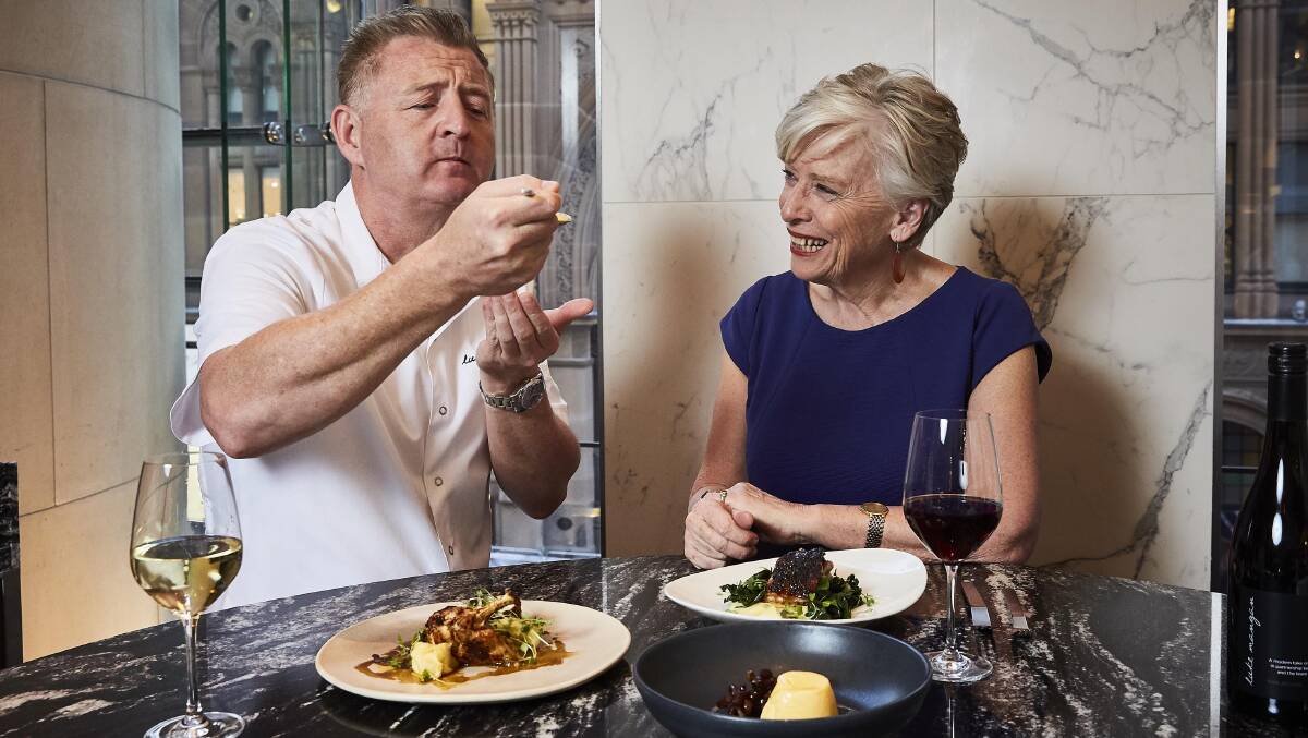 Luke Mangan and Maggie Beer … a great partnership in the kitchen. 