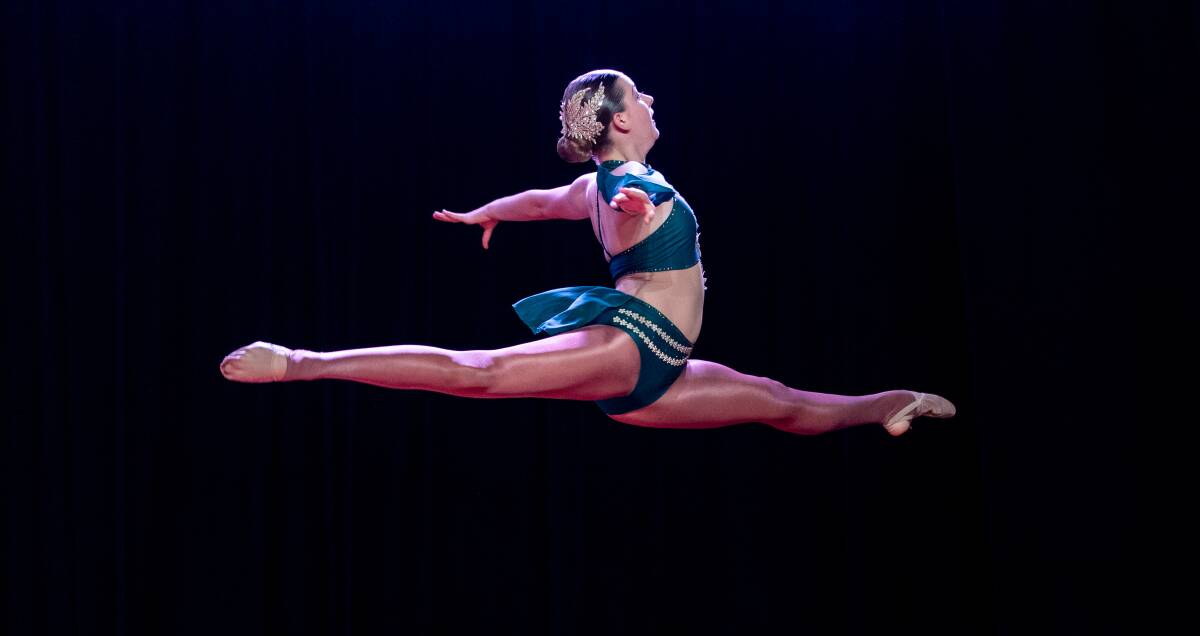LEAP: Branches Performing Arts Distance Dance student, Hannah Gronold. Picture: JO THIEME PHOTOGRAPHY
