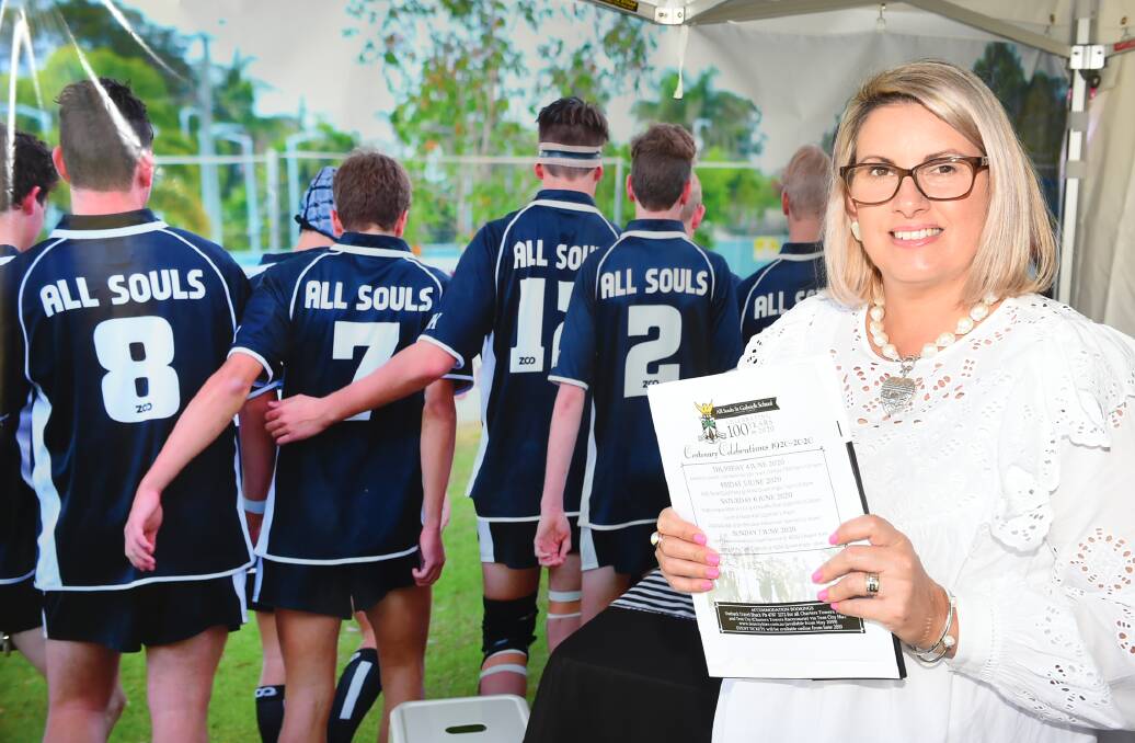All Souls St Gabriels School, marketing and promotions officer, Tracy Maff, came from Charters Towers to discuss the benefits of attending school.