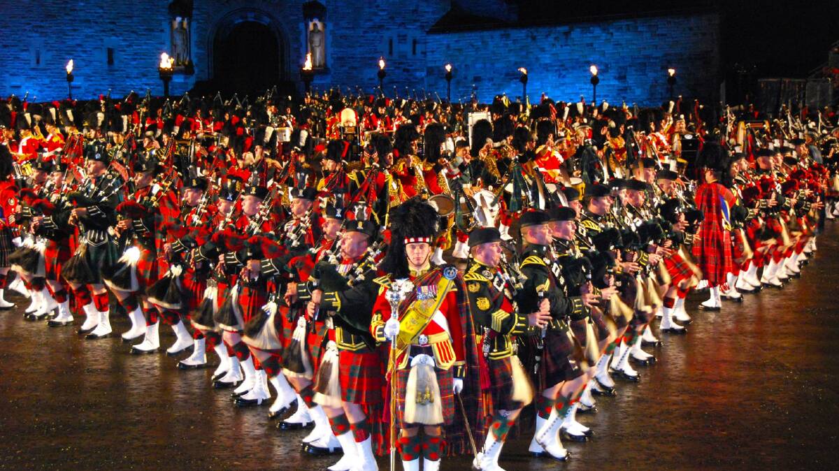 SCOTTISH FLAIR - See the spectacular Royal Edinburgh Tattoo when the Celtic cruise stops in Scotland. 