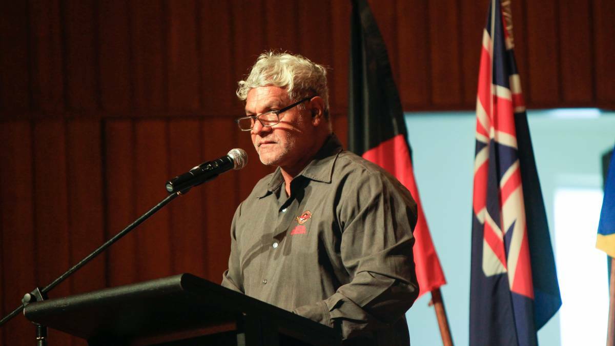 Wollongong Aboriginal elder Richard Davis.