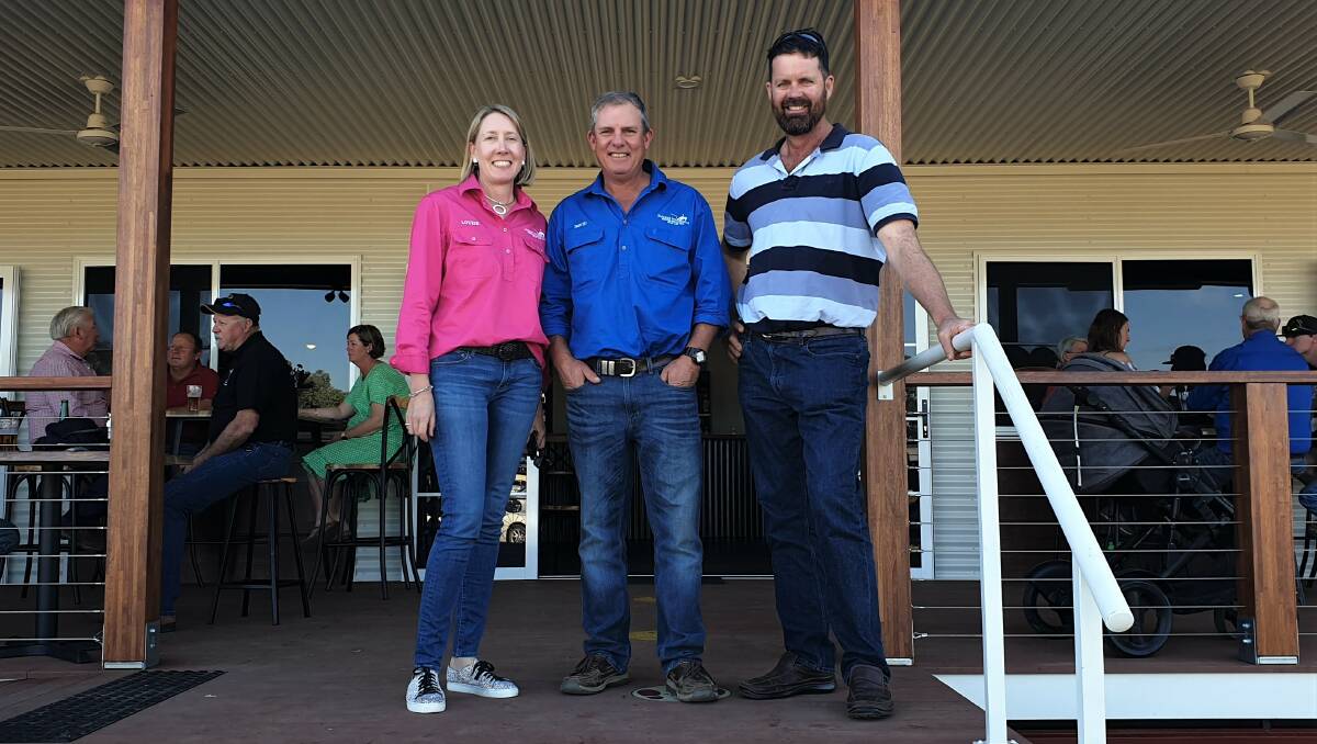 Louise and David Winten with another of the co-op partners, Tim Williams.