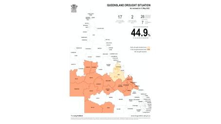 The amount of Queensland still in drought as of May 12.