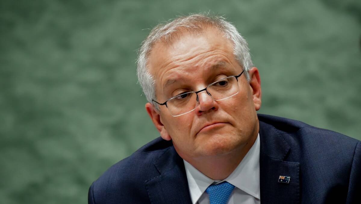 Prime Minister Scott Morrison needs to stop defending shonky spending. Picture: Elesa Kurtz