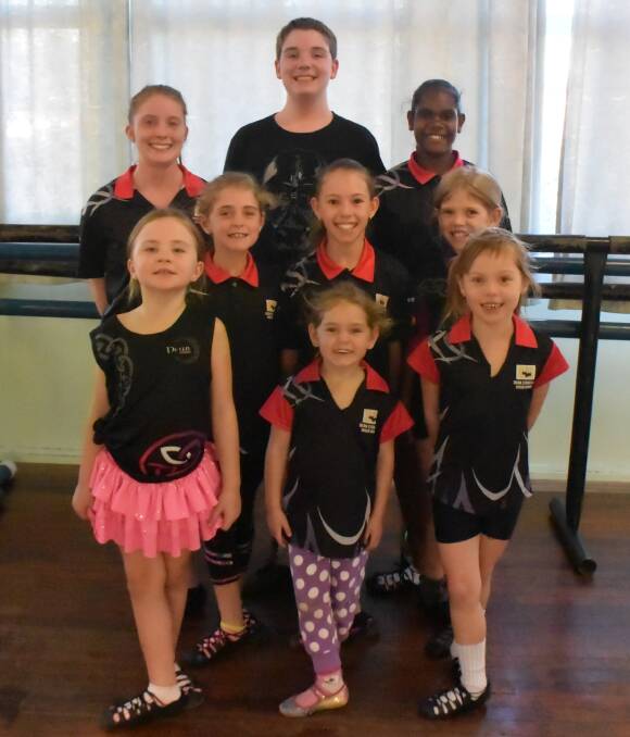CHAMPION DANCERS: These eight students from Dean Studio will pack their bags and head to the North Queensland Irish Dancing Championships in Cairns. Photo: Danaella Wivell 