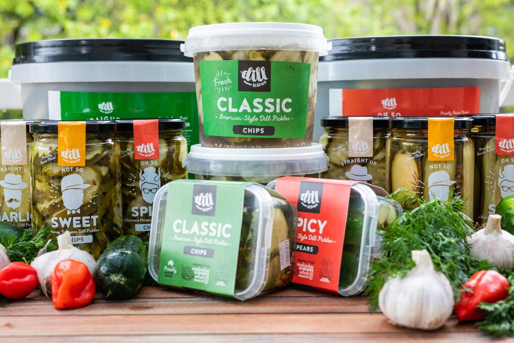 GROWING: American-style pickle company, Dillicious, raised more than $280,000 in a equity crowdfunding campaign in order to expand production. 