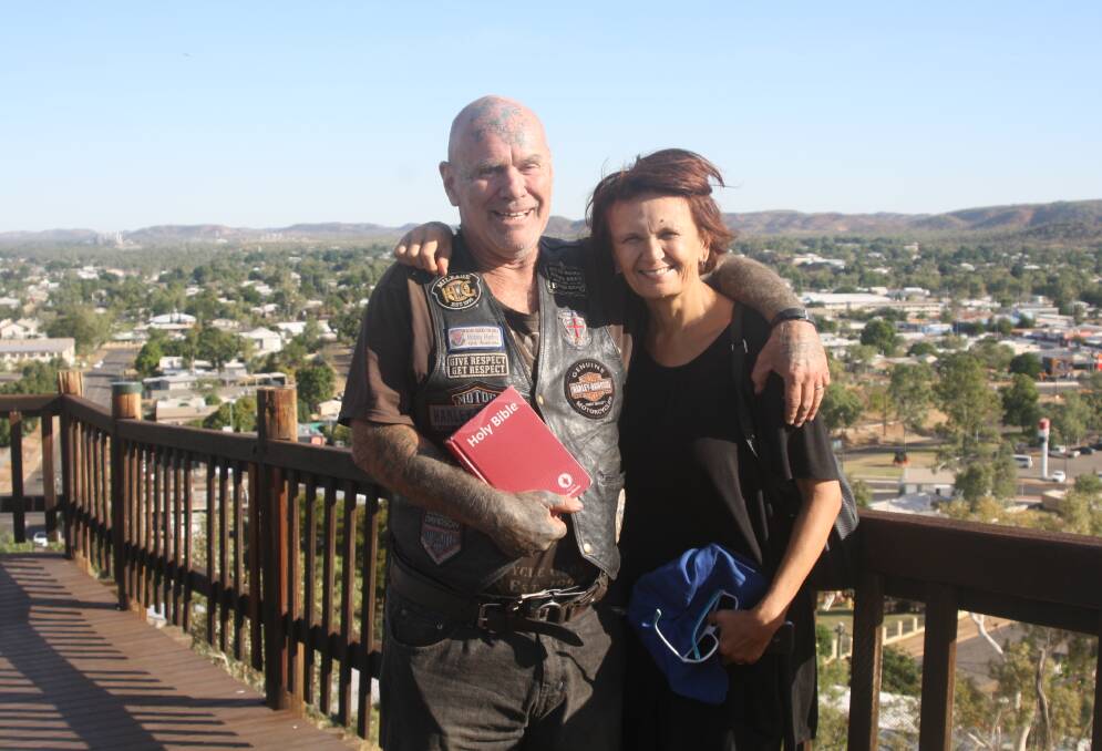 Kevin 'Mad Dog' Mudford with Dee Dee, his wife of 29 years. Photo: Esther MacIntyre