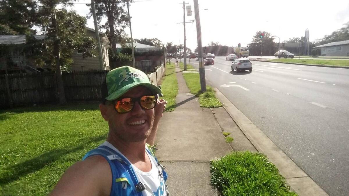 It's three weeks since Doug Black set out for Mount Isa from the Gold Coast on foot, heading to One Night Stand and raising money for coastal residents hit by cyclone Debbie.