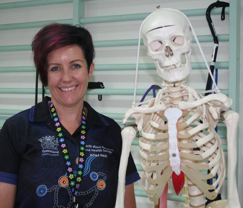 NEW THERAPISTS: Physiotherapist Clinical Leader, Lynda Jones is thrilled with the two new recruits. Photo: supplied