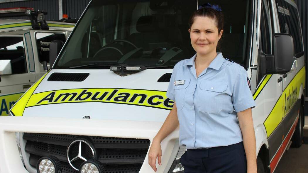 FRIENDLY AMBOS: Queensland Ambulance Service (QAS) North West Local Ambulance Service Network Superintendent, Jessika Brind. Photo: Samantha Walton