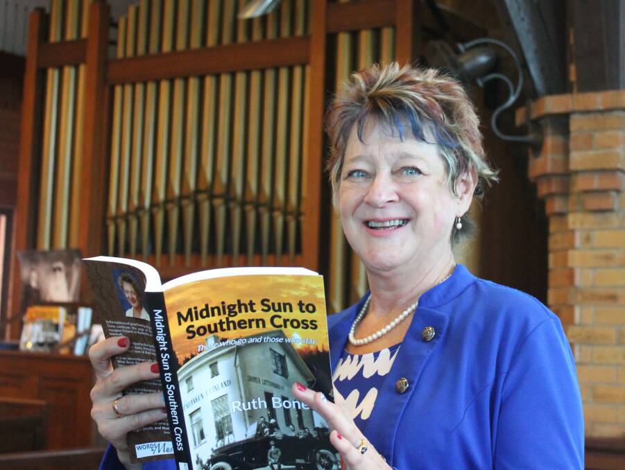 STORY TELLING: Ruth Bonetti tells the story of her famous Finnish father in 'Midnight Sun to Southern Cross'. She is in Mount Isa speaking on confidence this Sunday May 4. 