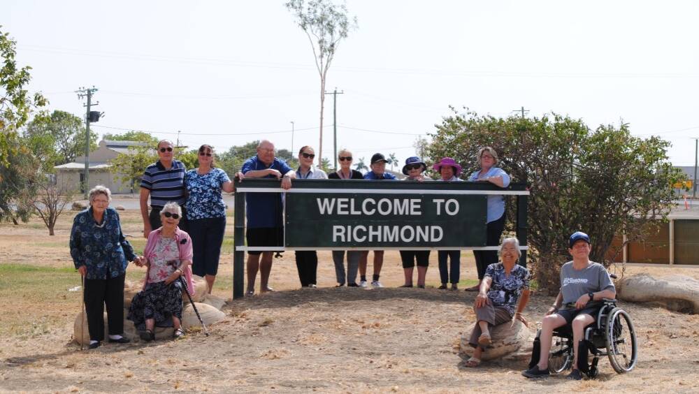 Clients, staff and volunteers arrive in Richmond. Photo: supplied.