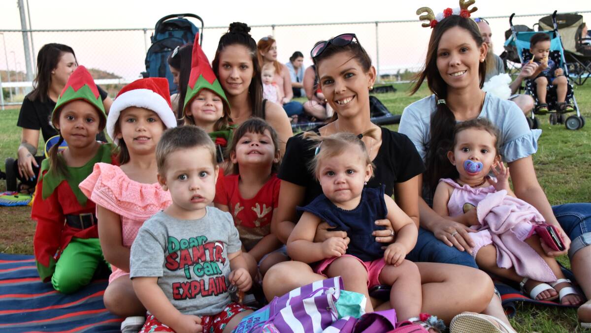 CHRISTMAS CLAN: The Kippist Family out in strength and dressed to theme at a well-attended Christmas in the Carols on Sunday. Photo: Esther MacIntyre