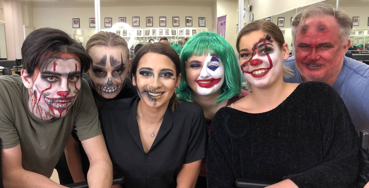 TAFE NSW Makeup students create some of the popular looks for Halloween 2019.