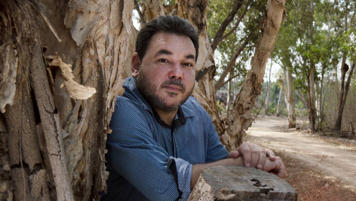 MIN MIN LIGHTS: Senior lecturer in aboriginal studies Dr Curtis Roman is seeking to uncover one of the outback’s greatest mystery through talking to people who have witnessed the phenomenon. Photo: Supplied