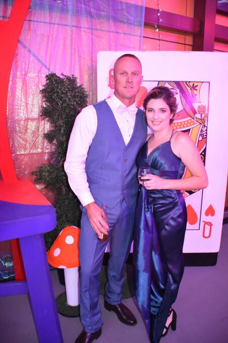 CHARITY BALL: Daniel Vlaar and Faith McClelland at the charity gala on Saturday evening helping to raise money for seriously ill children and their families. Photo: Melissa North