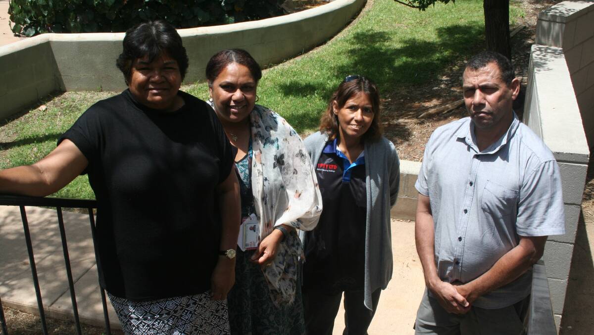 Christine Rankine, Indigenous Workforce Coordinator Lila Pigliafiori, Donna Ah-One and
Edward Connelly.