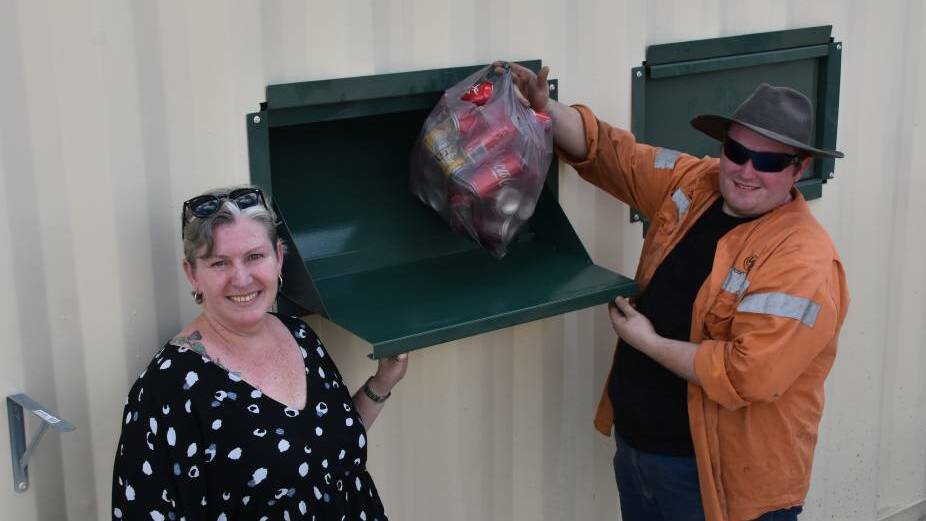 MOUNT ISA METAL RECYCLERS: Container refund point. Photo: Melissa North