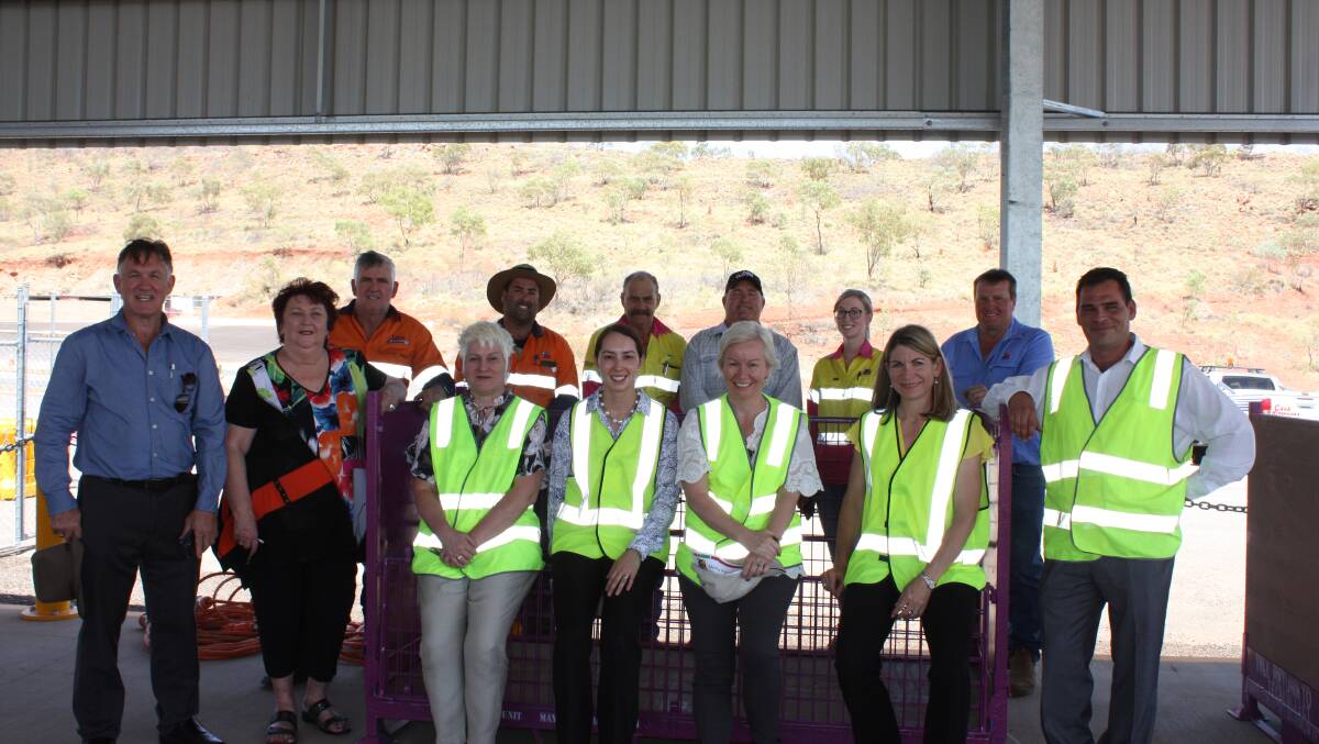 The Mount Isa City Council Container Refund drop-off point at Jessop Rd.