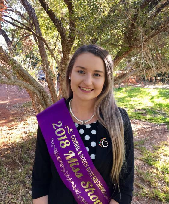 MISS SHOWGIRL: Mikaela Tapp from Cloncurry will attend the Ekka for the first time as a Showgirl entrant. Photo: Supplied