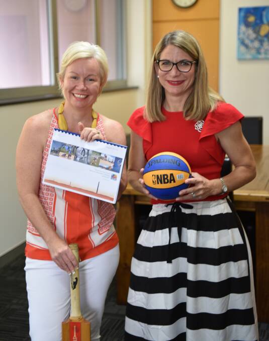 STRATEGY RELEASED: Councillor Peta MacRae and Mayor Joyce McCulloch pose with the Mount Isa City Council Sport and Recreation Strategy 2018-2027.