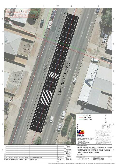 NEW CAR PARK: The location in Camooweal Street is near The Boss Shop. Photo: Mount Isa City Council Facebook